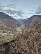 Via Normale Monte Baldo di Vittorio Veneto - Panorama dalla cima verso il Fadalto