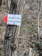 Via Normale Sabotino dall'Italia   - Panorama lungo il percorso