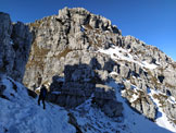 Via Normale Punta Cermenati - Cresta Sud-Est - Tratto sotto le cime della cresta sud est