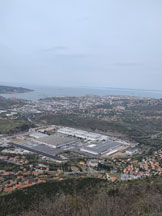 Via Normale Monte Carso ( Mali Kras ) - Panorama verso il Golfo di Trieste