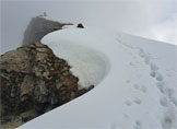 Via Normale Croda della Calva - La cima
