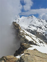 Via Normale Croda della Calva - Lyfispitze dalla cima