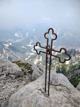 Via Normale Monte Lavara - Croce sulla cima 