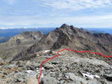 Via Normale Cima Lorchen  - Panorama di vetta sulla Cima Gioveretto