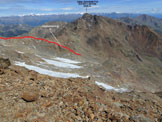 Via Normale Cima Sternai (Hintere Eggen-Spitze) - Cresta NNW - Panorama verso NE