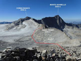 Via Normale Monte Venerocolo - (traversata) - Panorama di vetta e litinerario di discesa