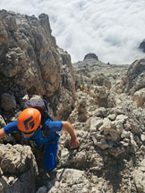 Via Normale Cima Brenta Est (cima Vallesinella) - Primo canale