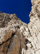 Via Normale Cima Brenta Est (cima Vallesinella) - Secondo canale