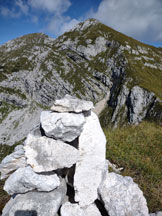 Via Normale Monte Forcella 1902 - Panorama dalla cima verso il monte Colombera