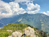 Via Normale Rocca di Castellaccio - Panorama dalla cima