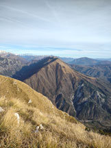 Via Normale Monte Postoucicco - Panorama verso la catena dei Musi