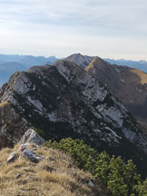 Via Normale Monte Postoucicco - panorama verso le creste dall'Alta Via del CAI di Gemona
