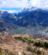 Via Normale Monte Bedole - vista sul Primiero e Vette Feltrine