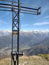 Via Normale Monte Cuzzer - panorama dalla cima