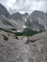 Via Normale Monte Cimacuta - Panorama da Forcella Brica