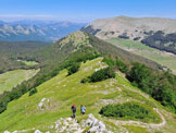 Via Normale Monte Puzzillo - Monte Fratta visto da Monte Cornacchia