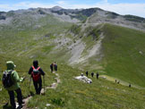 Via Normale Monte Puzzillo - Discesa verso Sella del Morretano