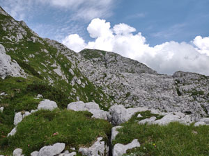 Via Normale Cima del Lago o  Jerebica