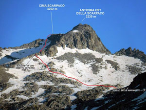 Via Normale Cima Scarpac