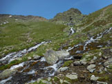 Via Normale LOrecchia di Lepre - Cresta W - Nella Flatschbergtal a circa (q. 2200 m)