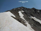 Via Normale LOrecchia di Lepre - Cresta W - Allinizio della Cresta W