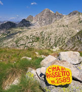 Via Normale Cima del Passetto - Vista su Cima dAsta
