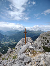 Via Normale Monte Salinchiet - Panorama dalla cima verso i monti circostanti