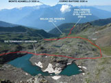 Via Normale Monte Serottini - Cresta E - Il bellissimo Lago Storto e il panorama, dalla vetta