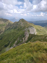 Via Normale Creta di Timau - Panorama dalla cima verso il Monte Avostanis