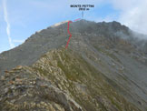 Via Normale Monte Pettini - Sulla prima parte della Cresta SE