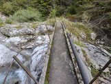 Via Normale Monte Duron - Ponte sul Rio Chiantone