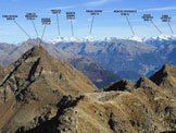 Via Normale Monte Campiano - Panorama di vetta, verso E