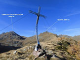Via Normale Monte della Croce - In vetta