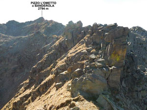 Via Normale Pizzo lOmetto (o Banderola) - Cresta N