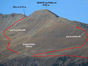 Via Normale Monte Alpisella
