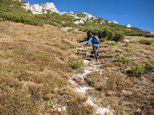 Via Normale Monte Cjavalz e Cimetta Cengle da la Vacje