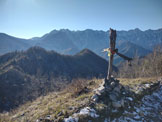Via Normale Monte San Daniele - panorama dalla vetta verso il monte Lupo e il monte Croce