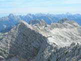 Via Normale Monte Canin - Dalla cresta verso Mangart, Jalovec, Tricorno