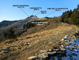 Via Normale Monte Generoso (traversata) - In salita, sul Sentiero Alto