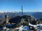 Via Normale Pizzo Leone - Panorama di vetta, verso NE
