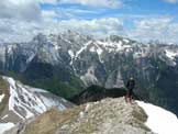 Via Normale Monte Ferrara - Il gruppo di Cima Preti dalla cresta