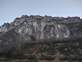 Via Normale Monte Provagna - Prospettiva frontale del Provagna dalla Val Chialedina