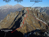Via Normale Monte Moregallo - Corni di Canzo - Panorama dal Corno di Canzo Orientale
