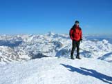 Via Normale Krn - Monte Nero - In cima verso il Tricorno