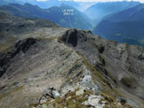 Via Normale Le Pipe - Le Pipe, dalla cresta SE del Pizzo del Sole