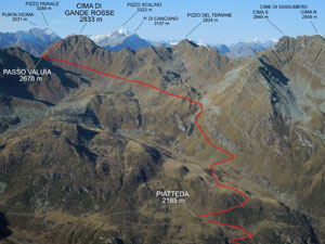 Via Normale Cima di Gande Rosse