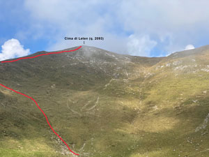 Via Normale Cima di Leten - da Val Nossana
