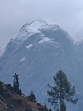 Via Normale Cima Manzon - Panorama verso il Peralba
