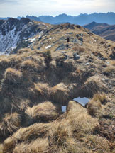Via Normale Cima Frugnoni - Verso anticima della Montagna del Ferro da Sella Frugnoni