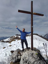 Via Normale Cresta Sud Est Monte Fara - cima del Monte Fara